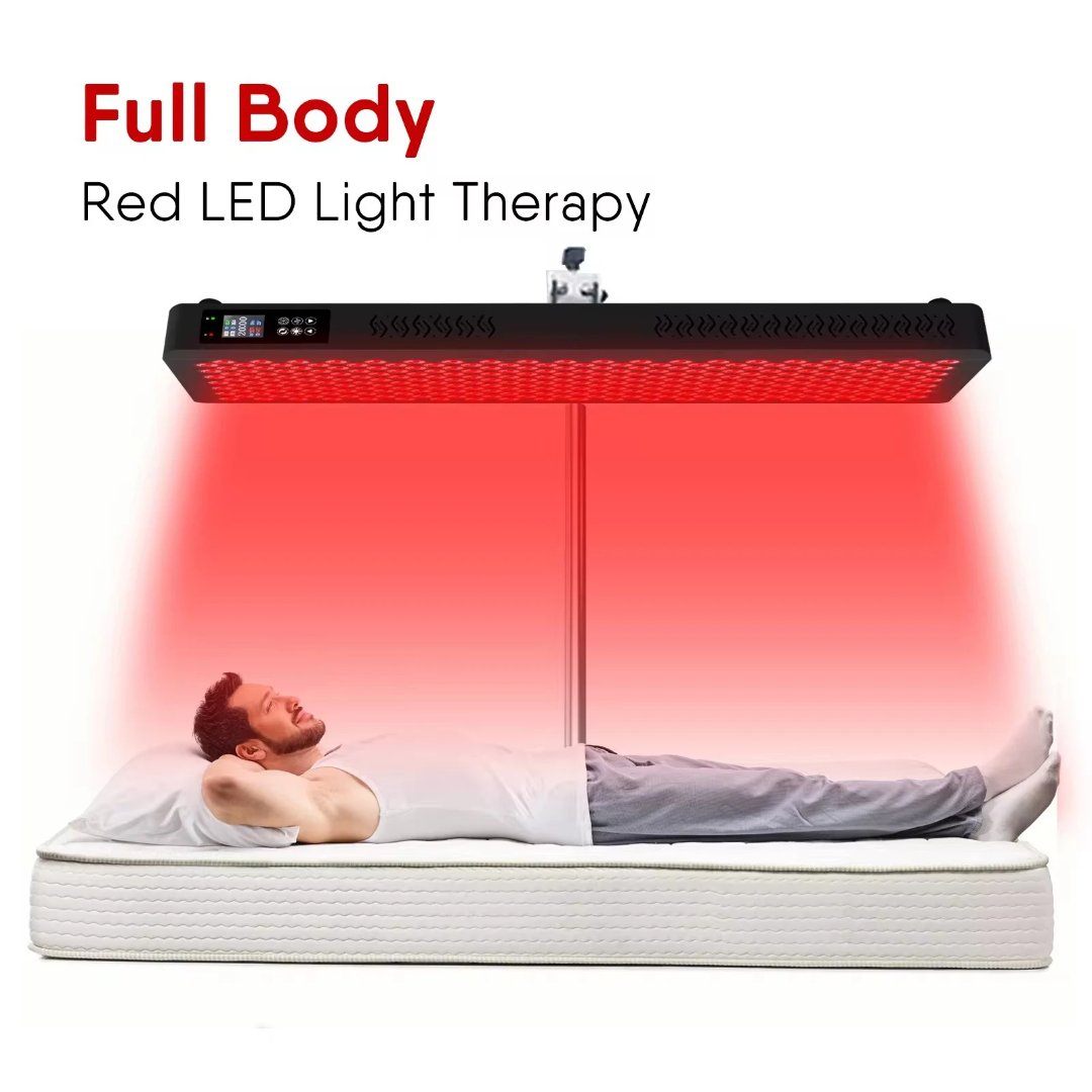 2400w full body pain relief & skin rejuvenation red & near infrared light therapy panel (560 leds)