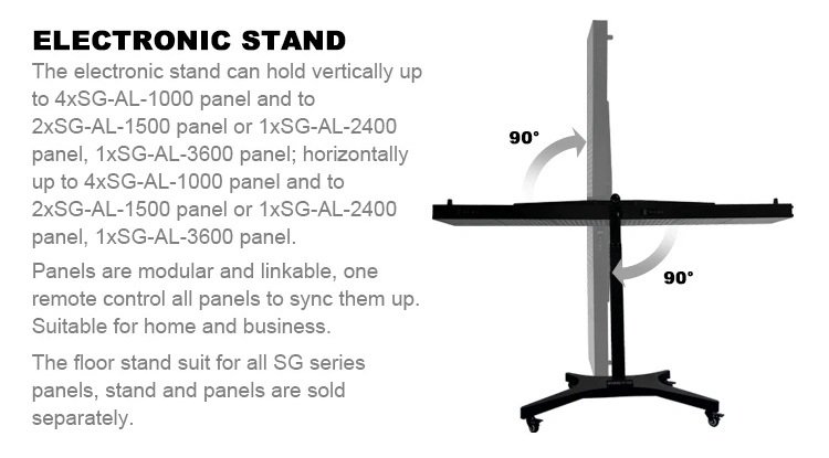 3600w full body red & near infrared light therapy panel (840 leds)