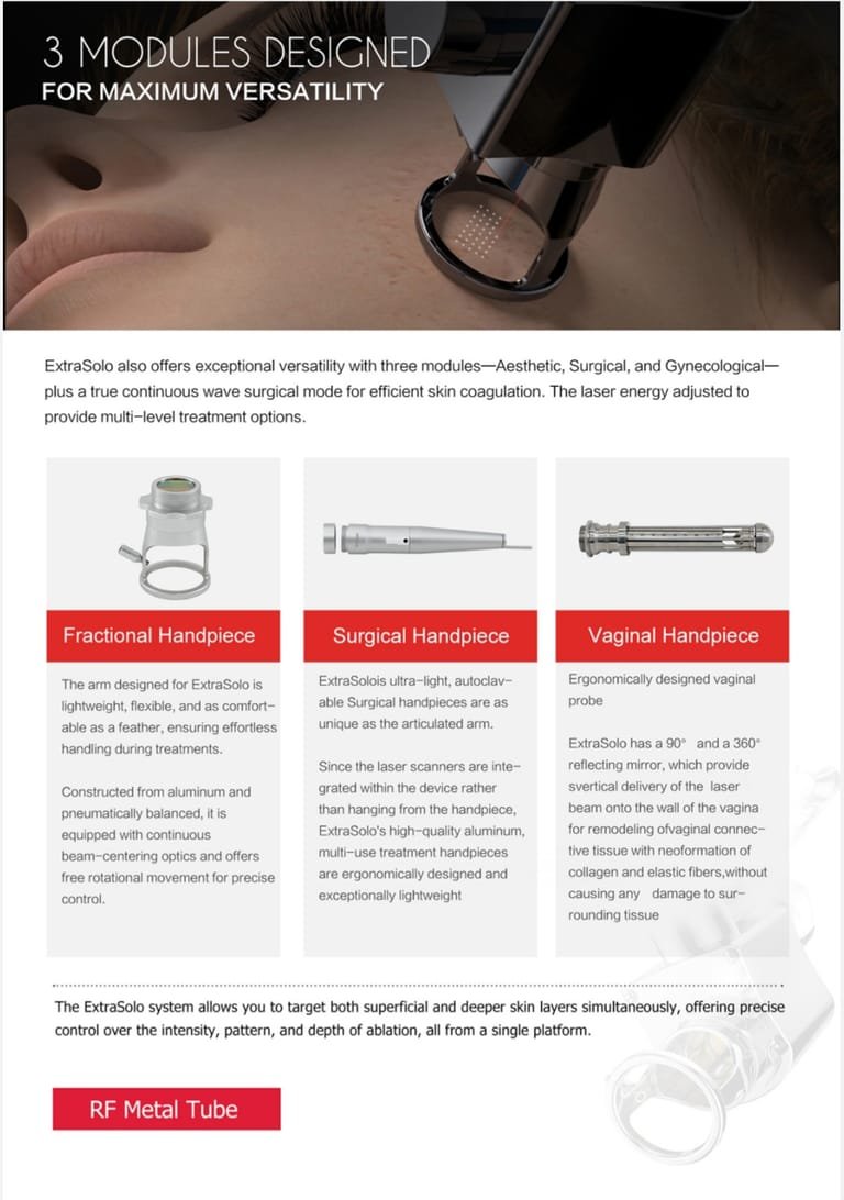 digital co₂ fractional laser machine – model l300 | 3 in 1 facial, gynecological & surgical treatments