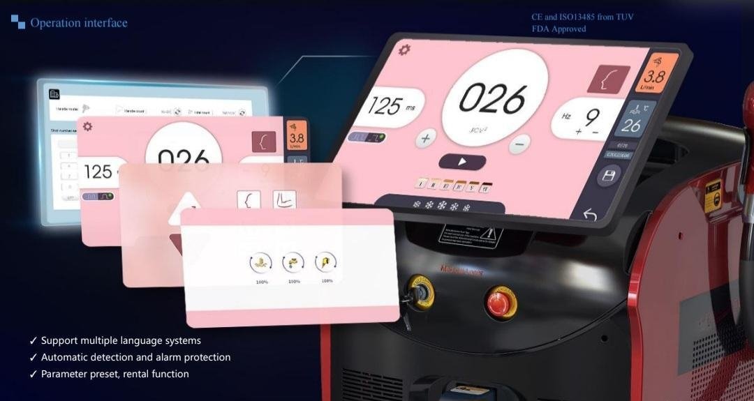 t5pro portable diode laser hair removal machine1200w