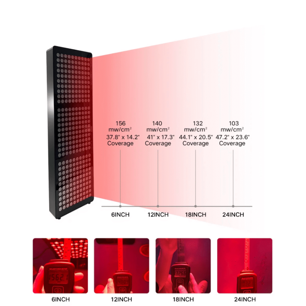 1500w full body red & near infrared light therapy panel (300 leds)