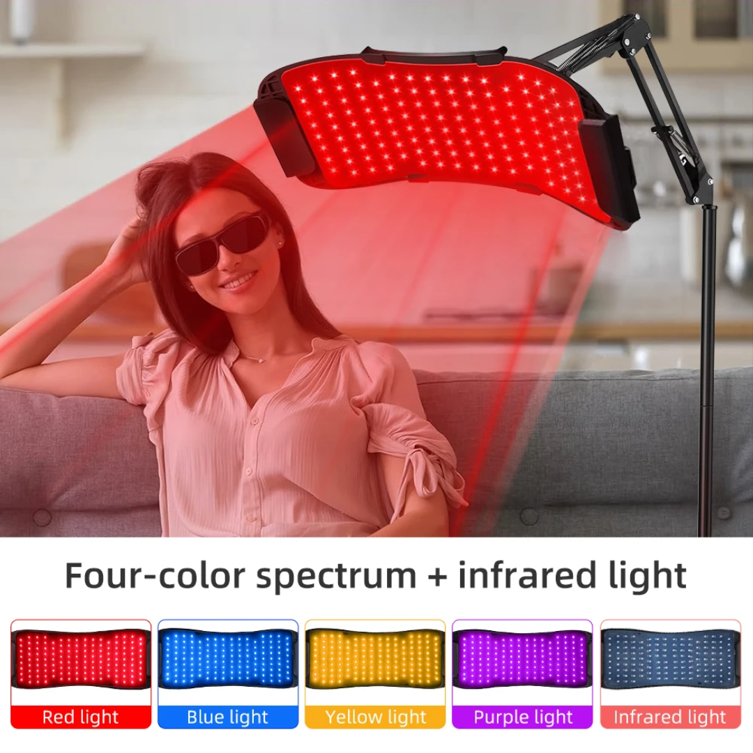 Infrared Light Therapy Belt with 5 Color Modes – Red, Blue, Yellow, Purple, Infrared