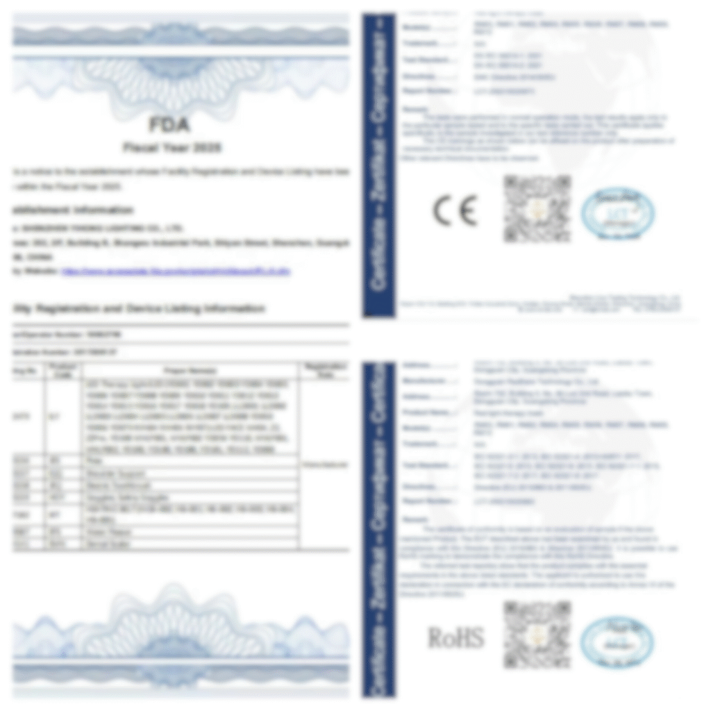 FDA approved Red light therapy panels