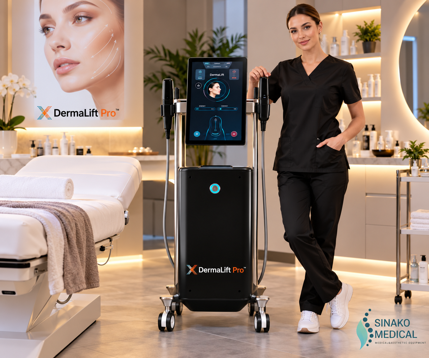 Hifu facelift machine for medspa