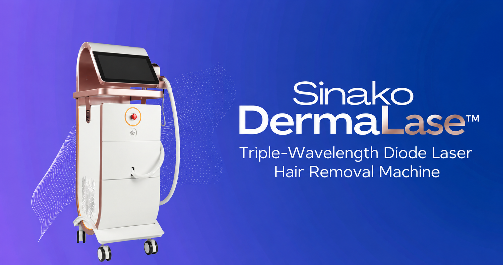 Sinako medical diode laser hair removal system