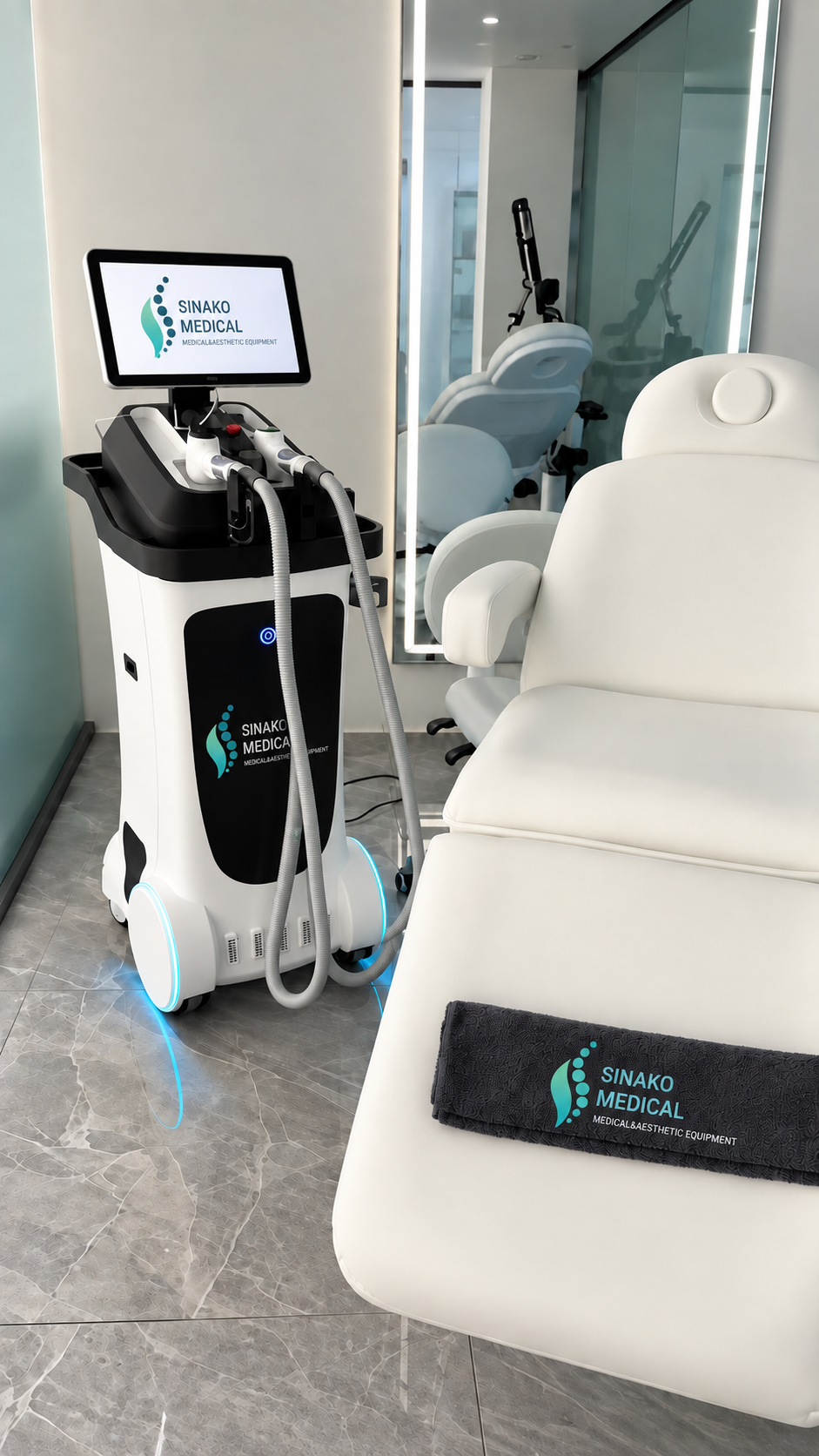 Medical diode laser hair removal system for medspas